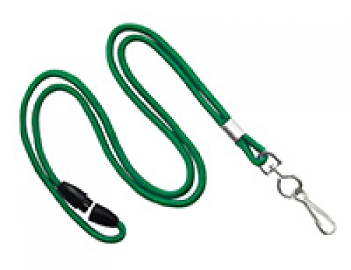 Lanyard 3mm Round Weave With Safety Lock Metal Swivel Hook