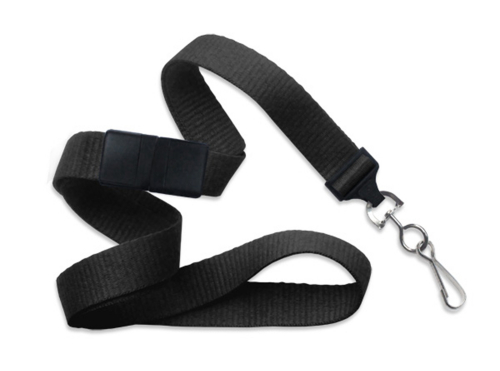 Lanyard 16mm with safety lock and metal swivel hook