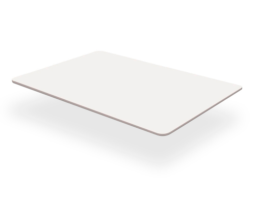 PVC plastic cards blank white 0,25 mm single card