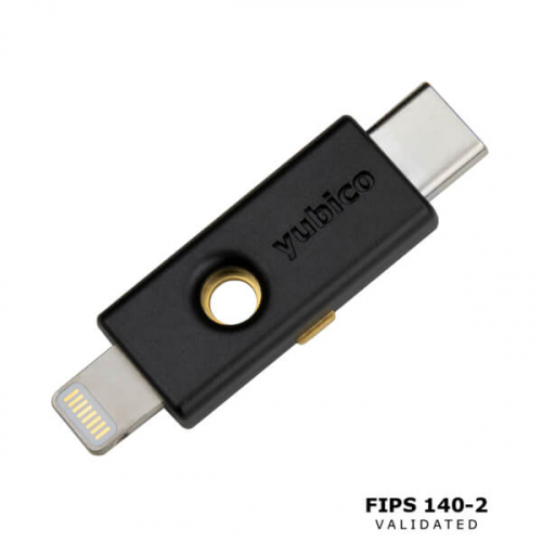 Yubico YubiKey 5Ci FIPS Security Key USB-C Lightning 1