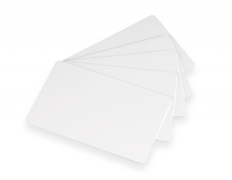 HID FARGO UltraCard 082289 PC plastic cards blank white 30 mil 1