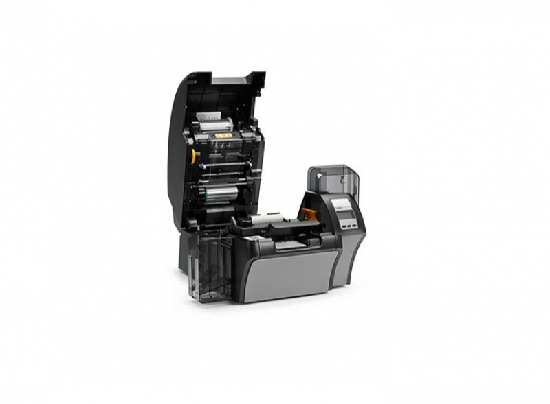 Zebra ZXP Series 9 Card Printer Dual open