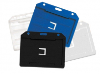 Double-sided multi-card holder horizontal