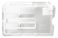 Premium Mehrfachkartenhalter mit 2 Schiebern horizontal